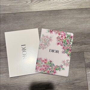 Dior beauty Carnett floral notebook
